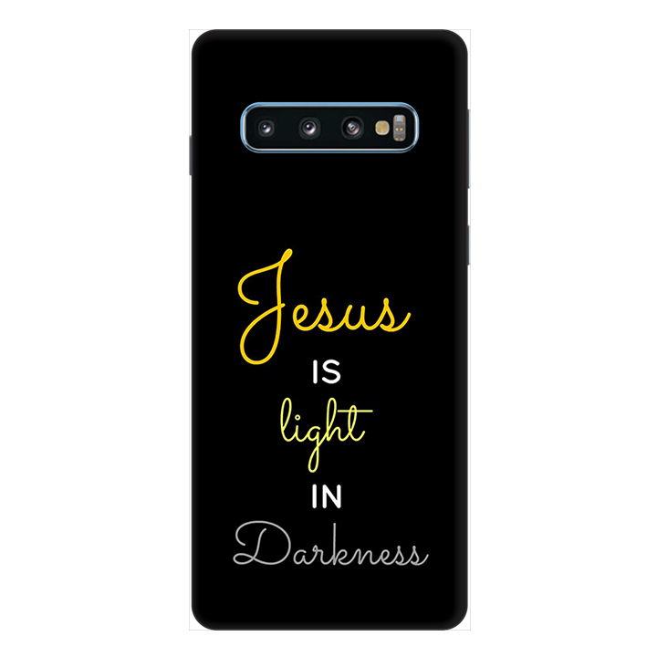 Ốp lưng điện thoại Samsung S10 Jesus Is Light