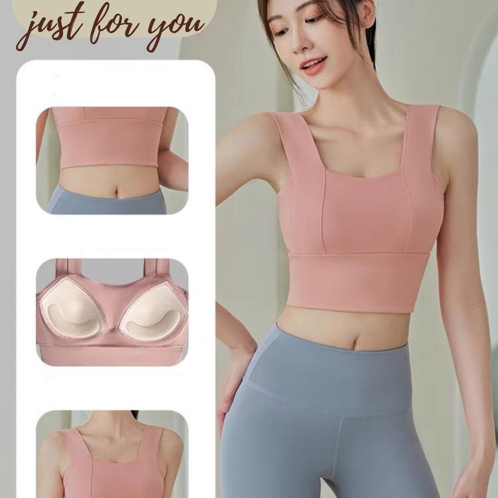 M166. Áo bra tập gym 2 dây sẵn đệm ngực, áo hai dây croptop nữ cá tính (có sẵn - miễn ship)