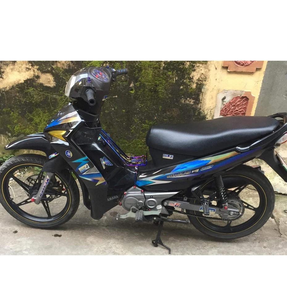 Tem sirius fi xanh đen vàng gold crom