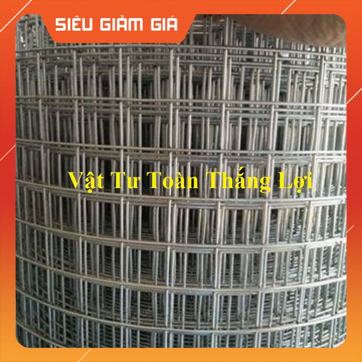 ( Khổ cao 1m ) Lưới sắt vây gà vịt thú nuôi mắt lỗ rộng 1.2cm và 2cm