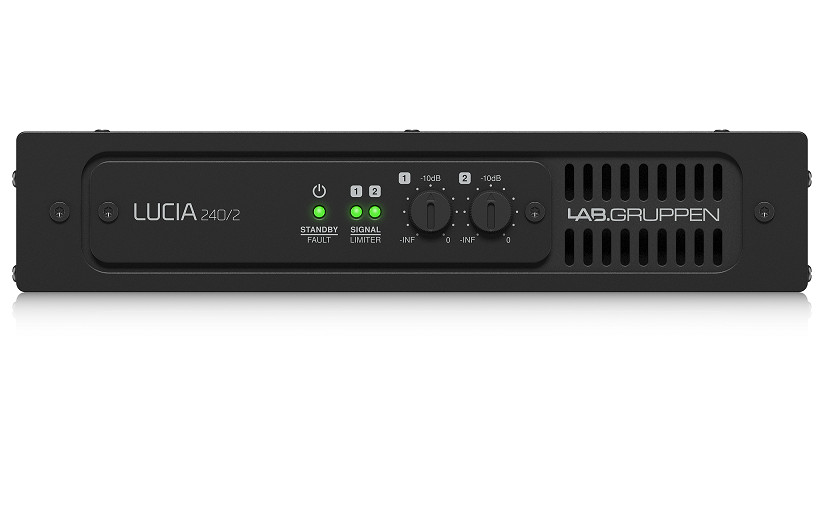 Amplifiers Lab.Gruppen LUCIA 240/2 - Amply 2 kênh x120watts tích hợp bộ xử lý DSP -Hàng Chính Hãng