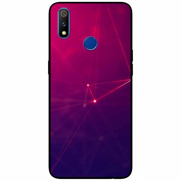 Ốp lưng dành cho Realme 3 Pro mẫu Điểm Sáng Đỏ