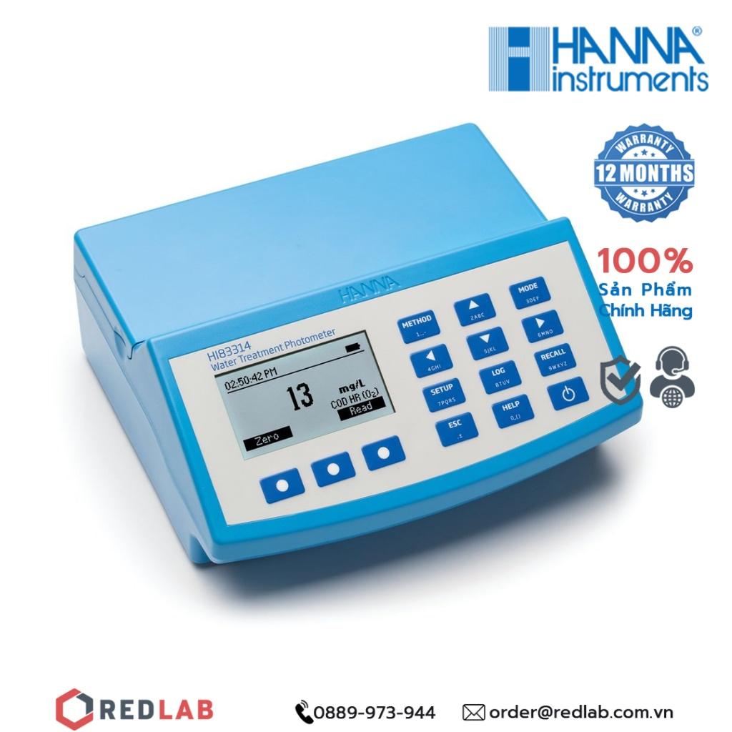 Máy Quang Phổ Đo COD Hanna HI83314-02 bảo hành 12 tháng