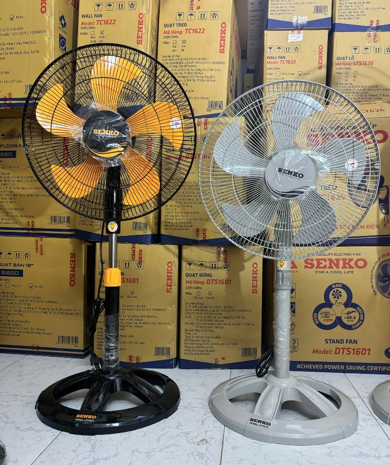 Quạt Lửng Thân Sắt Senko LTS1632 - Màu ngẫu nhiên - Hàng Chính Hãng