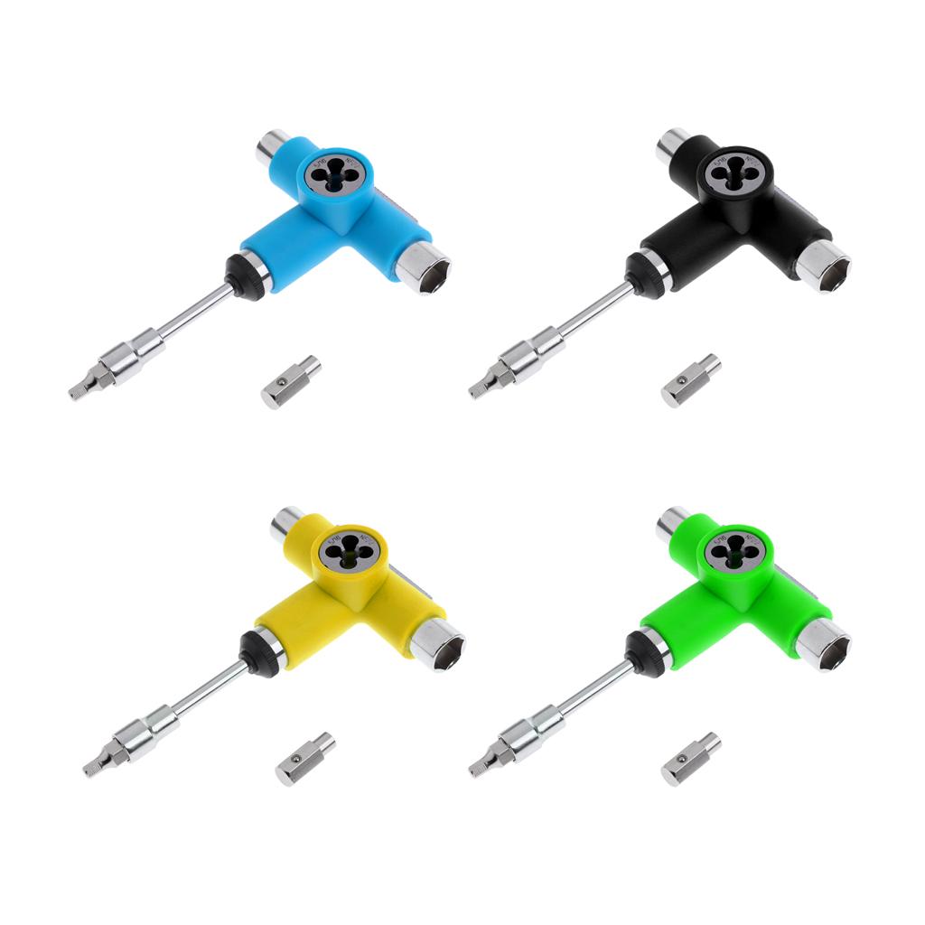 Multifunction Skateboard Longboard T-Tool Screwdriver Socket Wrench