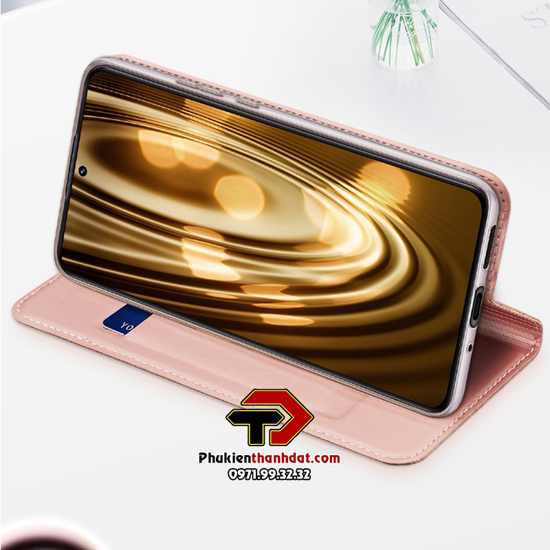 Bao da cho Xiaomi 13 chính hãng Dux Ducis có ngăn cài thẻ - Hàng chính hãng