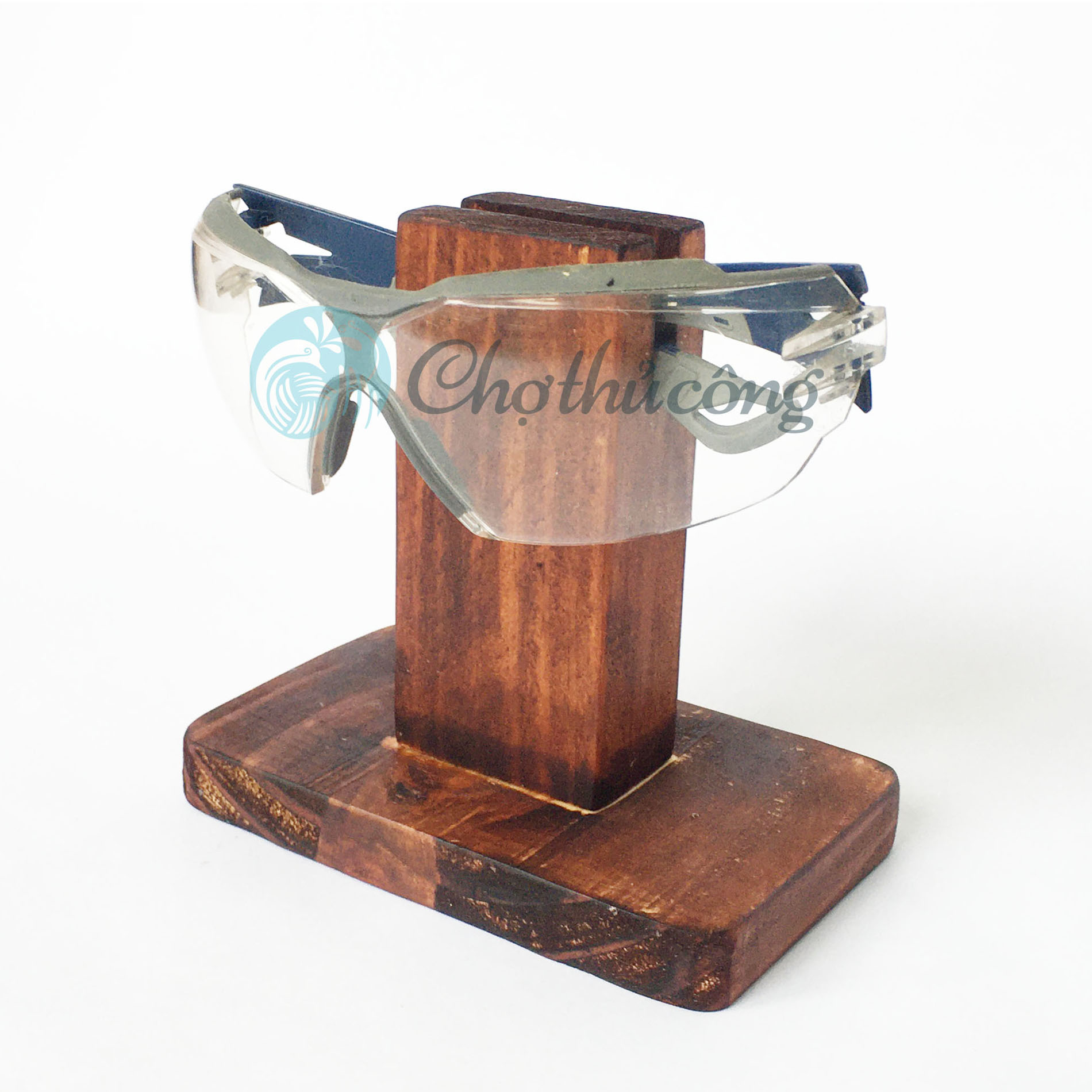 Kệ để mắt kính bằng gỗ thông tự nhiên, giá treo kính decor - kệ trưng mắt kính trang trí vintage, phụ kiện mắt kính cao cấp