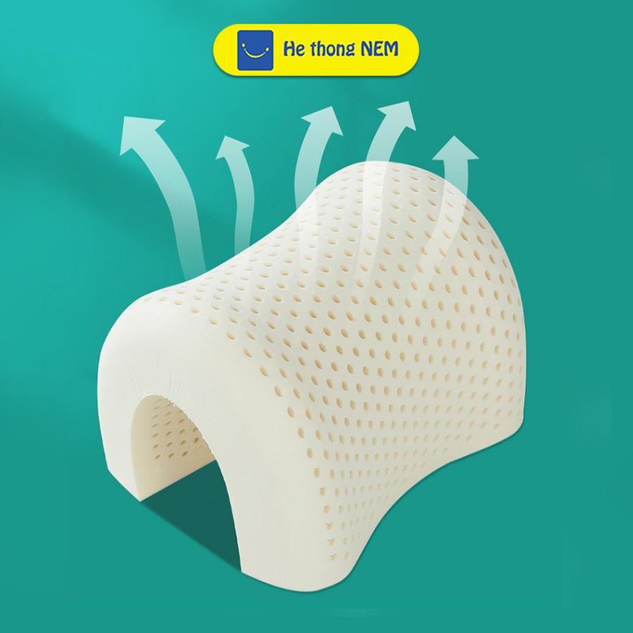 Ruột Gối Cao Su Non Người Lớn SERENA Gối Nằm Dễ Ngủ Ngon Cao Su Lượn Sóng Non Thiên Nhiên Chống Ngáy Đau Mỏi Cổ Vai Gáy