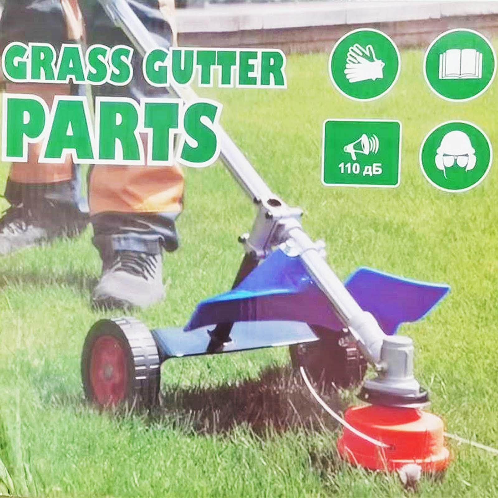 String Trimmer Support Wheels with Fixed Connector Flexible for Grass Cutter