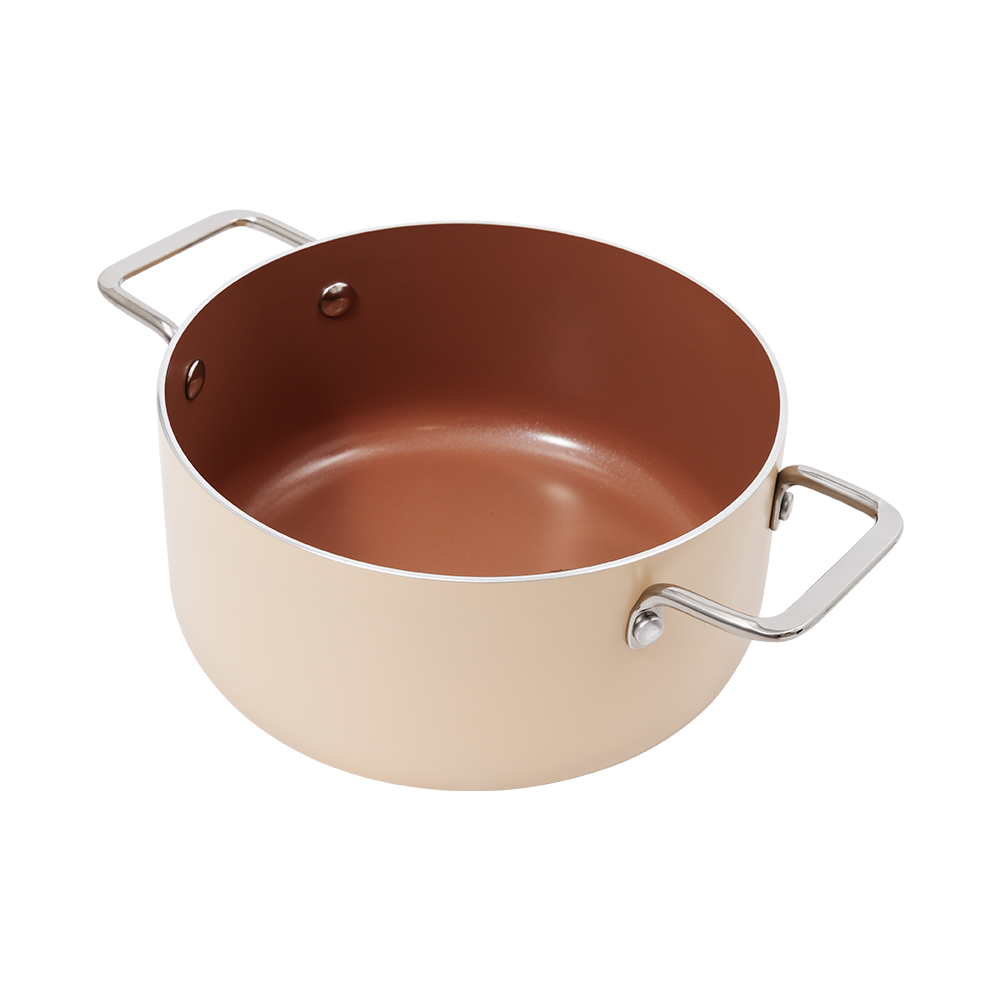 Bộ nồi chống dính Ceramic Elmich Mocha EL5246MC01 Size 16, 20, 24cm