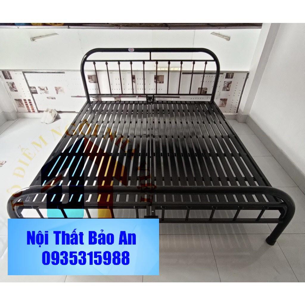 Giường sắt mỹ nghệ nhiều size từ 1m đến 1m8 - Nội Thất Bảo An