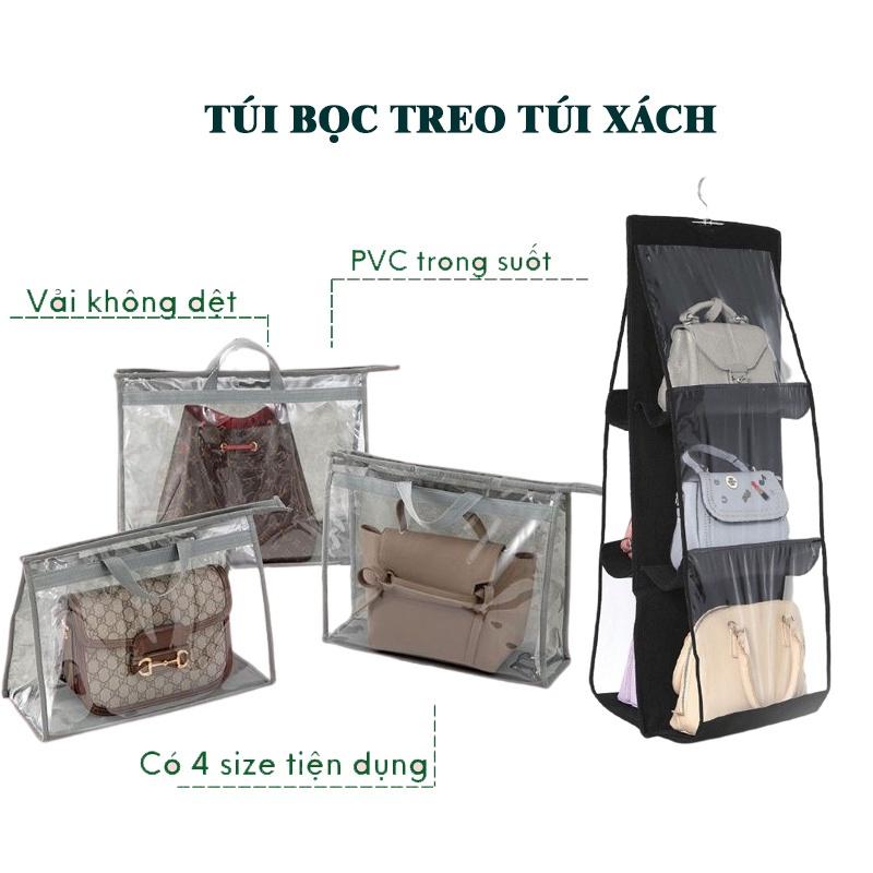 Túi bọc túi xách chống bụi, bảo quản túi xách 6 ngăn