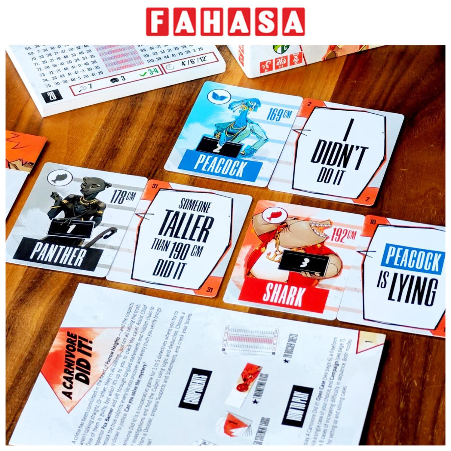 Boardgame A Carnivore Did It!