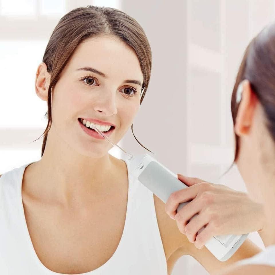 Máy Tăm Nước PANASONI EW1511, Công Nghệ Sóng Ion Âm, Loại Bỏ 99% Vi Khuẩn, Cặn Bám, Ngừa Sâu Răng, Nhập Đức, BH 12Tháng