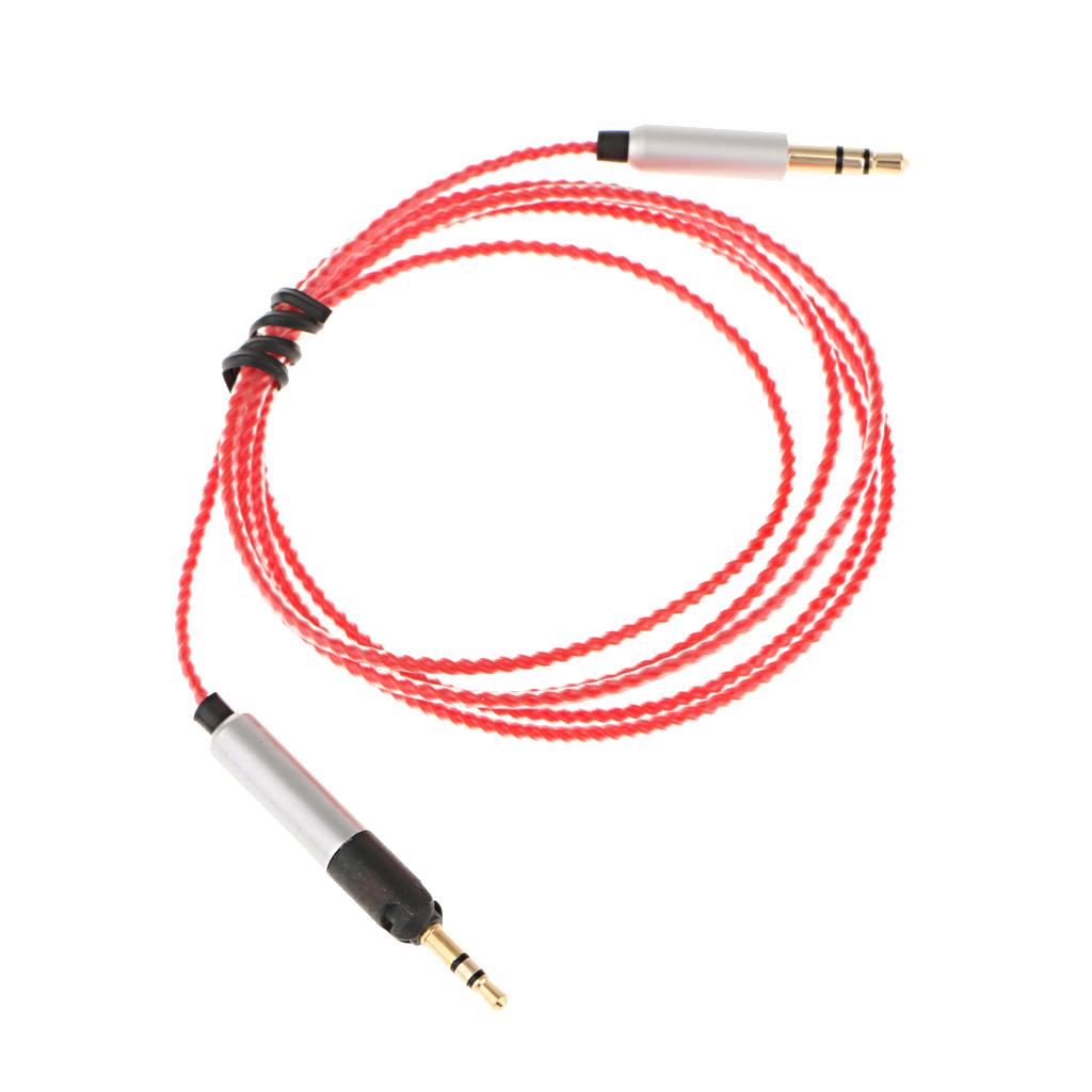Upgrade Extension Cable Lead for Sennheiser HD598, HD558, HD518 Headphones Tangle-Free Premium Headphone Replacement Audio Cord 1.2m