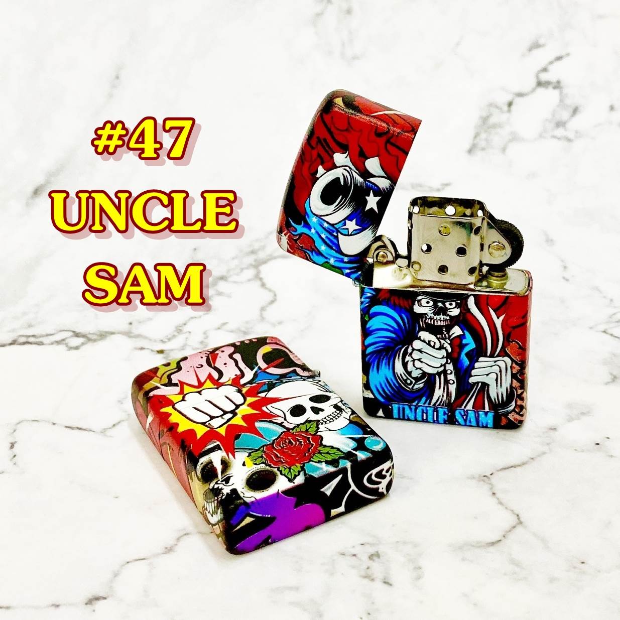 Hột quẹt bật lửa Vzipo phiên bản nhật UNCLE SAM H47