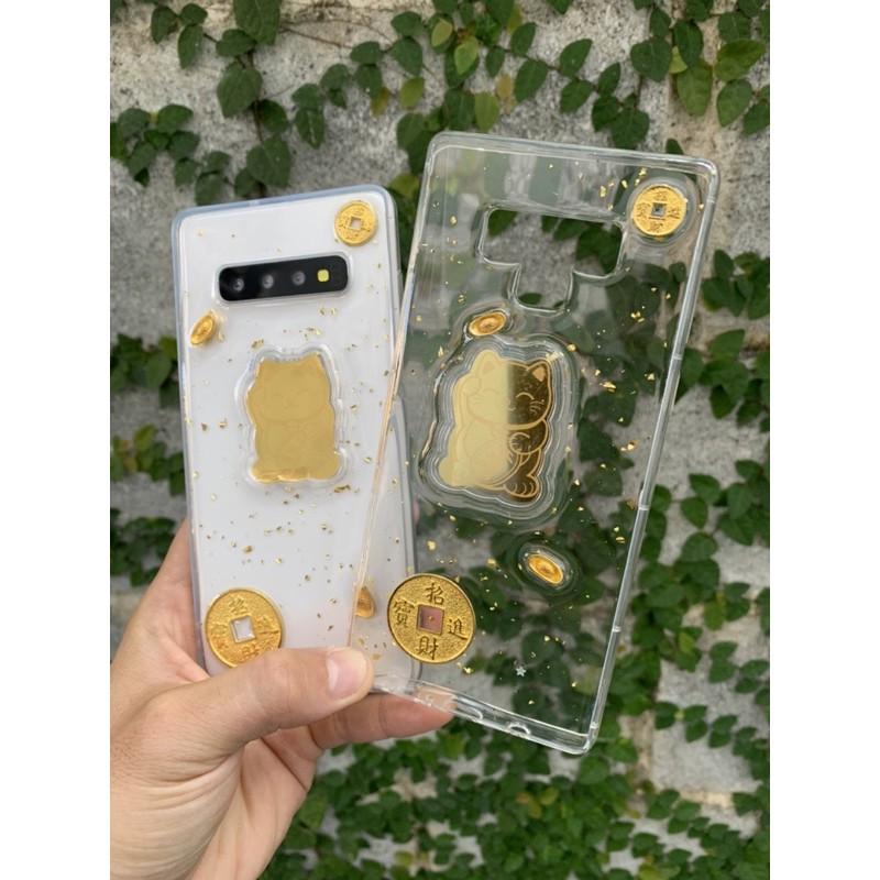 Ốp lưng dẻo mèo thần tài cho samsung galaxy Note 10 plus / Note 10 / S10+ / S10 / Note 9 / Note 8 / S9+ / S8+