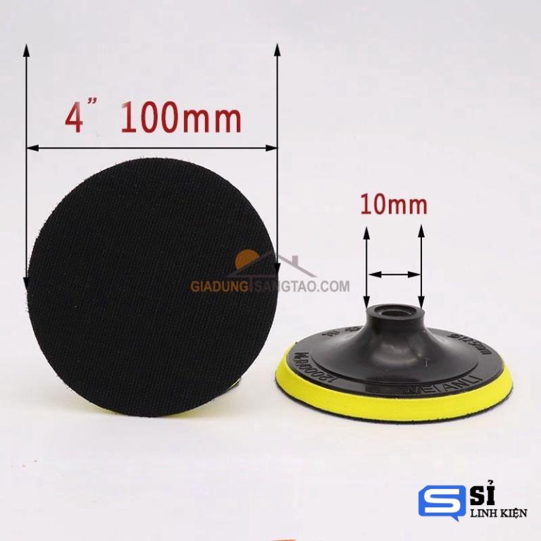 Bánh chà nhám đánh bóng mài bóng tròn 4 inch