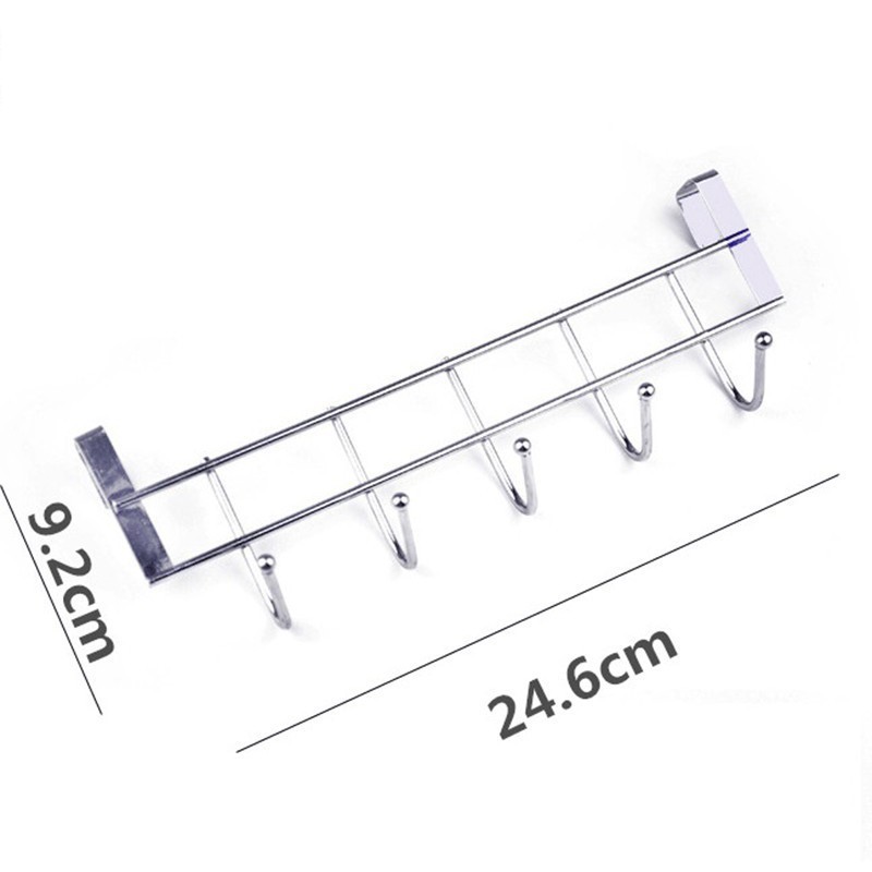 Móc Inox Treo Đồ Gắn Tủ Bếp , Giá Treo Đồ Kệ Để Chén , Móc Treo Đồ Phòng Tắm hoặc Phòng Bếp RiBi - Hàng Chính Hãng