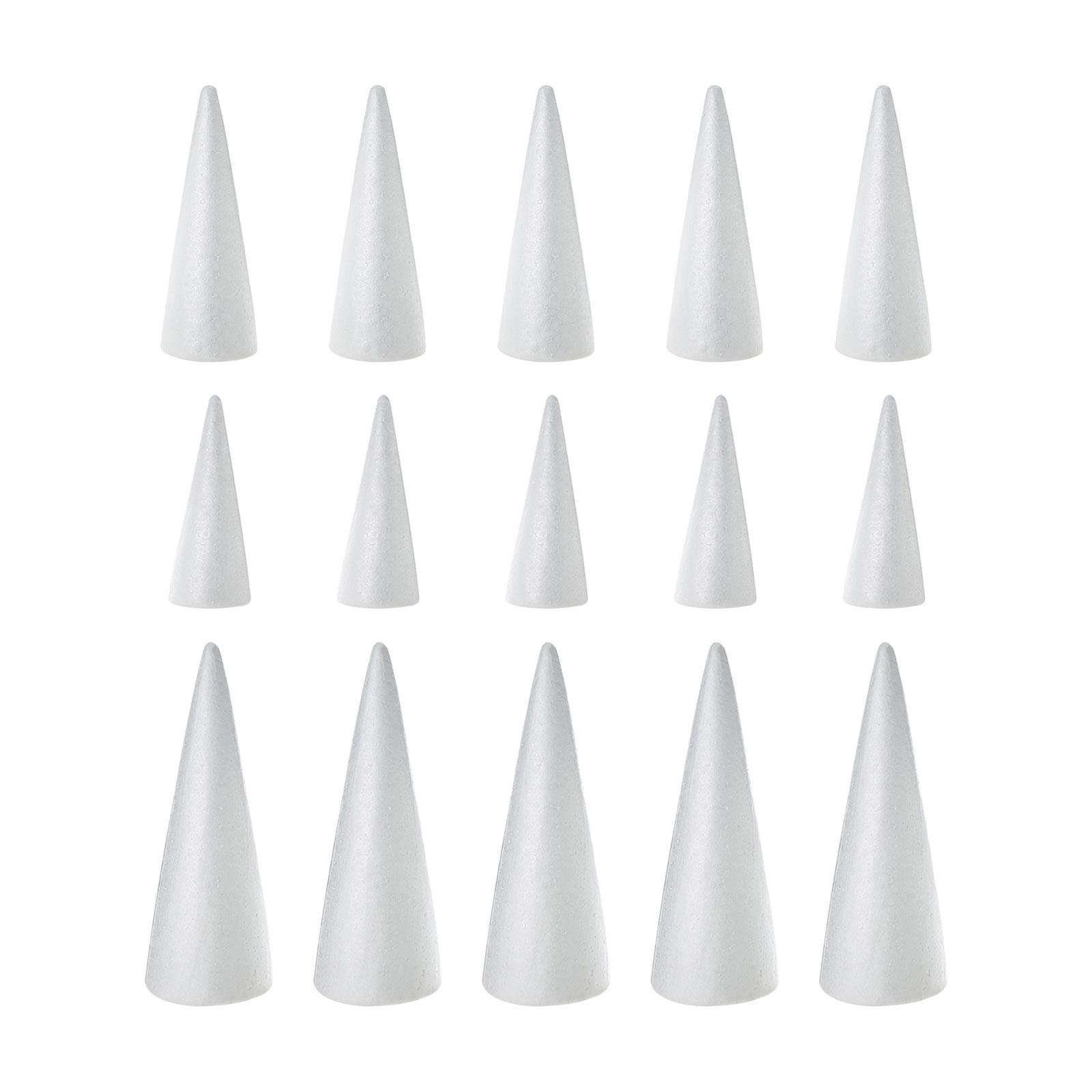 15x Foam Cones Foam Tree Cones for Classroom Activities Party Children Kids