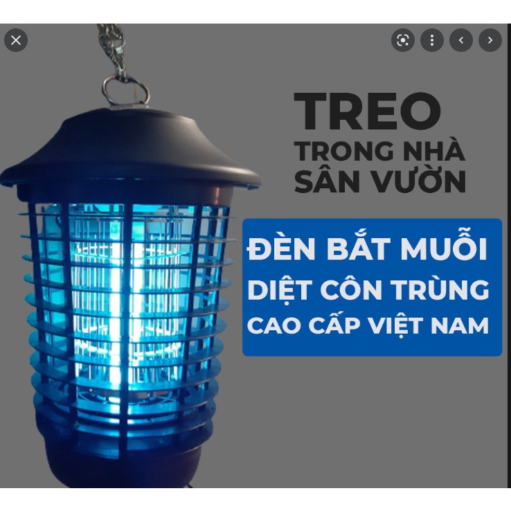 Đèn Diệt Côn Trùng Đại Sinh DS-DU15 - Đen