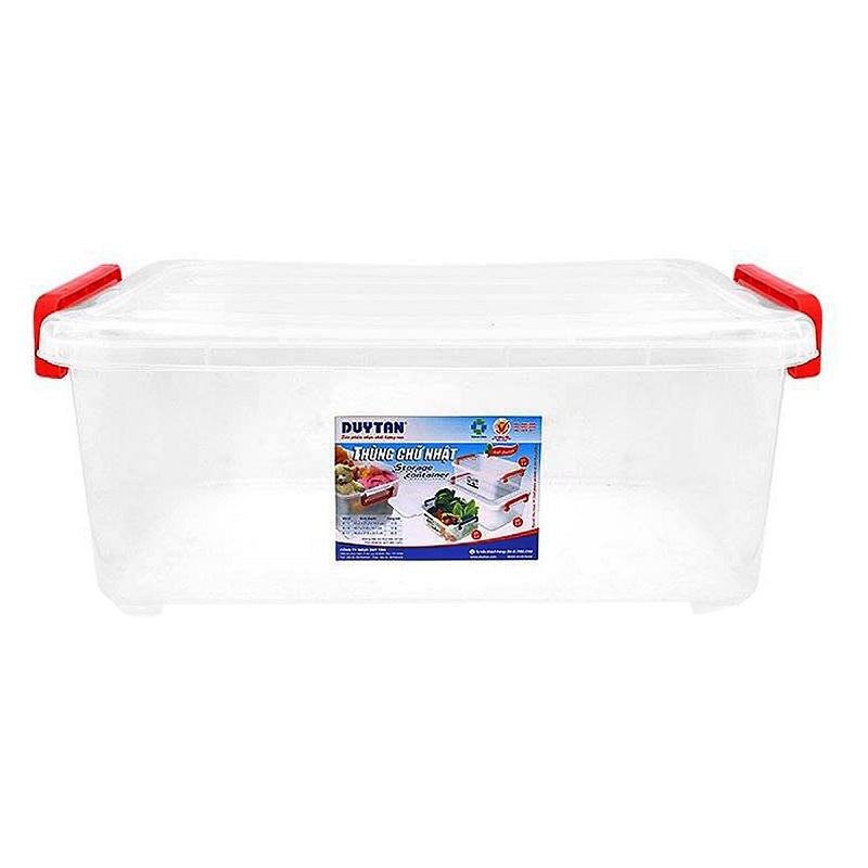 Thùng chữ nhật nhựa Duy Tân 30 lít (57 x 38 x 21 cm) - 11173 - Hàng chính hãng