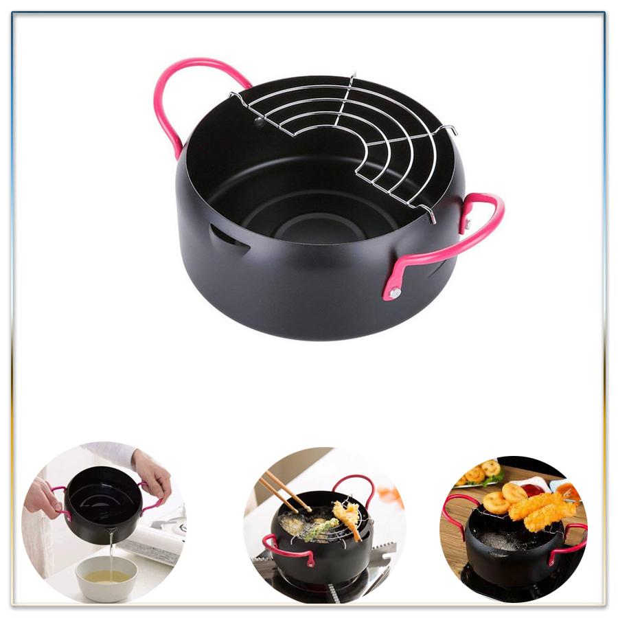 Nồi Chiên Thực Phẩm Cao Cấp , Tặng Kèm Bộ 3 Thìa Inox Cao Cấp - Hàng Loại 1