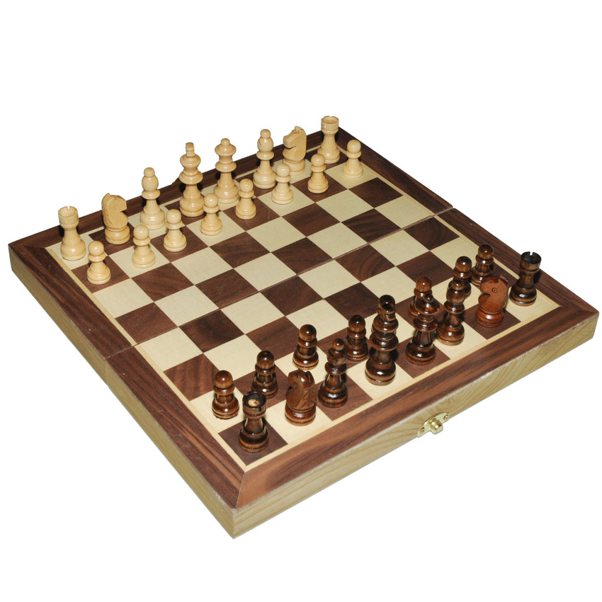 Bộ cờ vua gỗ cao cấp có nam châm hút tốt kích thước bàn cờ 40 x 40 cm
