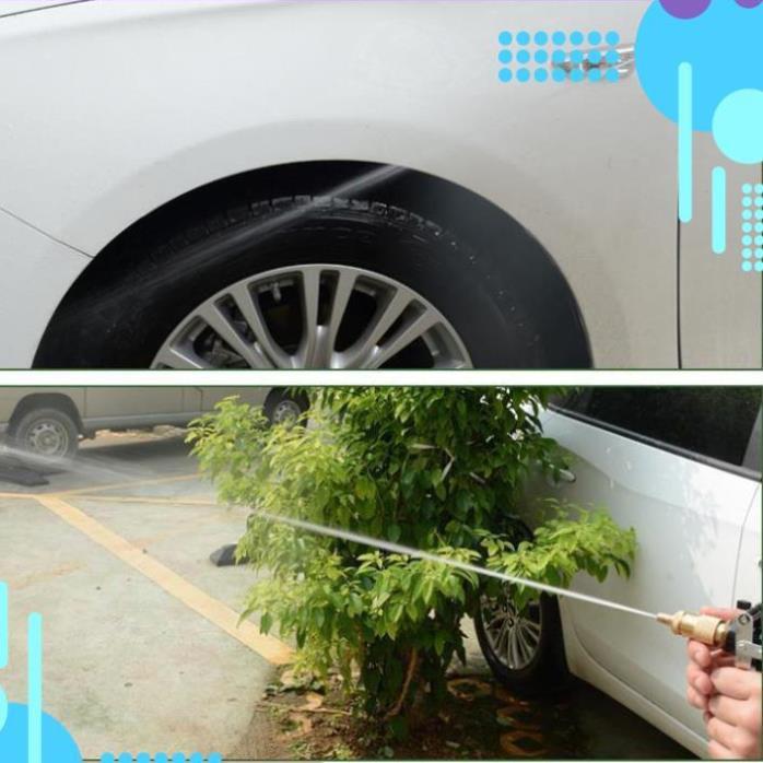 Bộ dây và vòi xịt tăng áp lực nươc 300% loại 10m (cút đồng) 206712