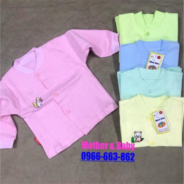 Áo nỉ Cotton dài tay cho bé sơ sinh
