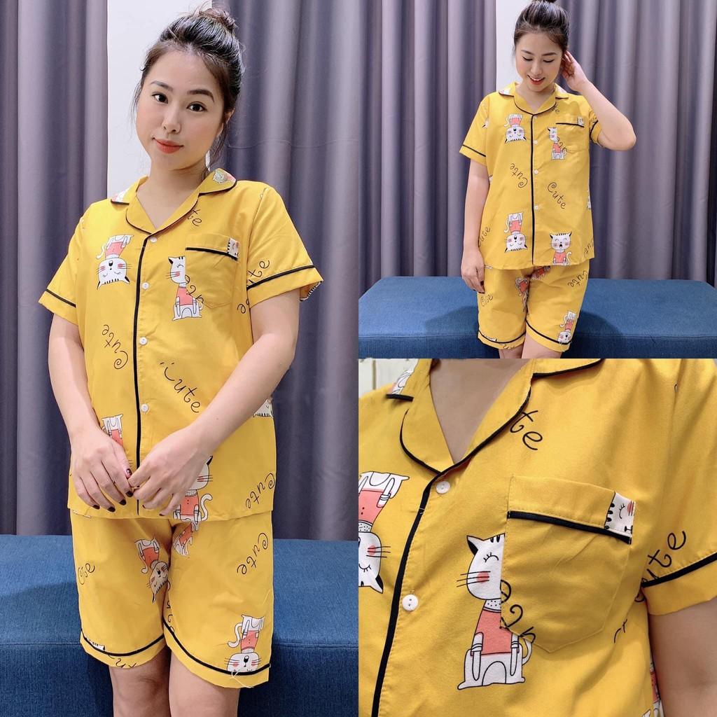 Bộ bầu Lửng Pijama, chất kate thái loại 1 full viền, thiết kế độc quyền