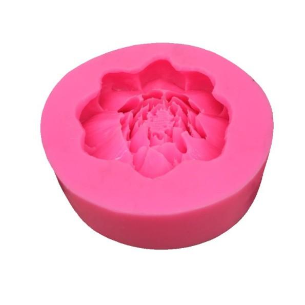 Khuôn Silicon Rau Câu 4d Hoa Thược Dược Đại 10.5 cm