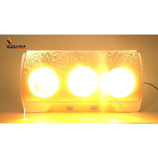 Đèn sưởi nhà tắm 3 bóng có điều khiển Heizen HE3BR