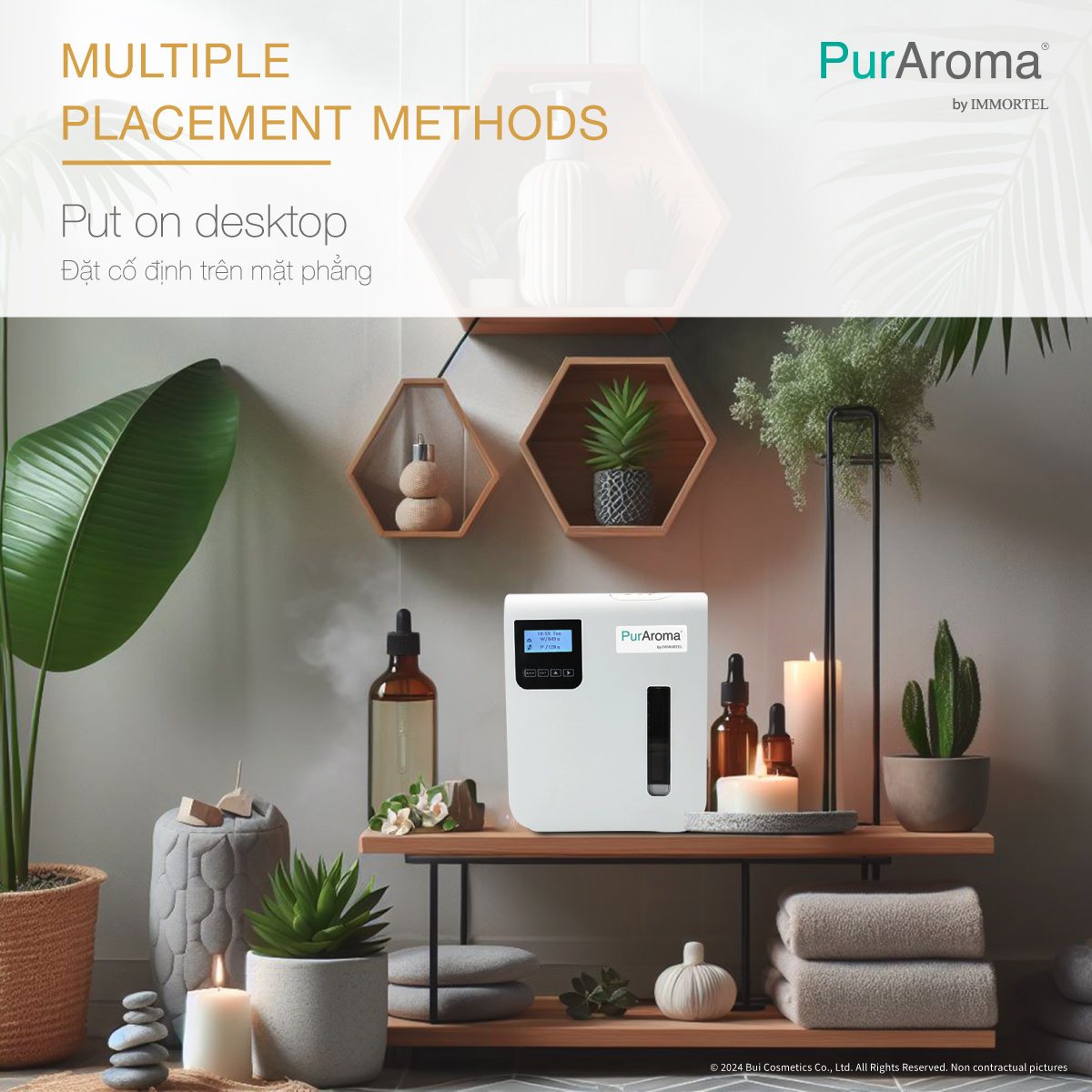 Máy Khuếch Tán Tinh Dầu Chuyên Nghiệp PurAroma WPA 165G Model 2024 - Công Nghệ Nano Tiên Tiến Nhật Bản