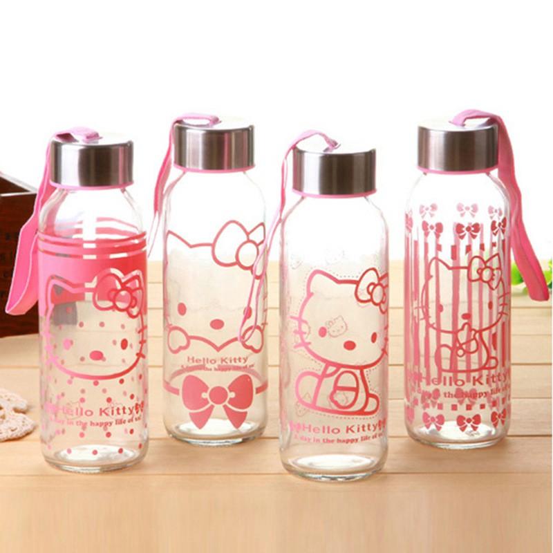 BÌNH THỦY TINH 300ML KITTY KITTY HOUSE