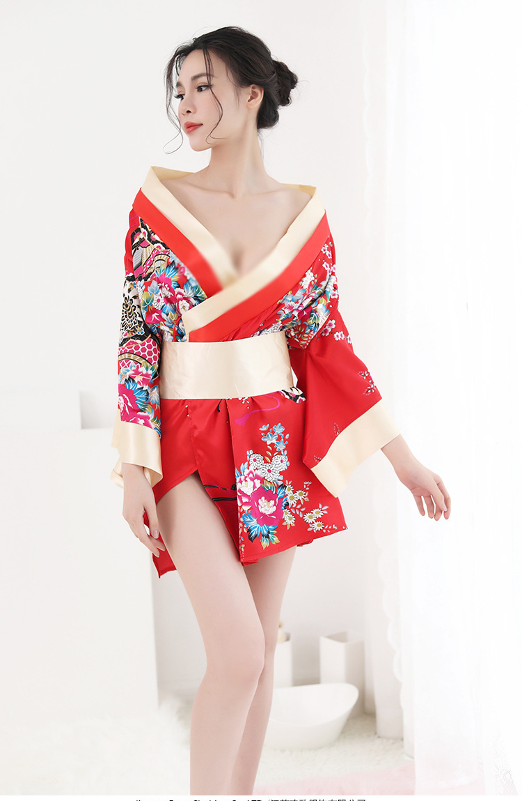 Cosplay Kimono Nhật Nhiều Màu Tặng Quần Lọt Khe + Đai Nơ Sexy Erotic Dress Nightwear Brave Man BCS21 A046