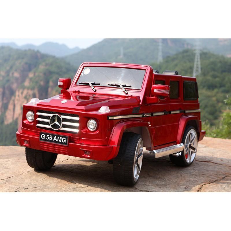 Ô Tô Điện Trẻ Em Địa Hình MERCEDES Model G55 AMG 4 Động Cơ + 2 ghế da đẳng cấp - DH STORE