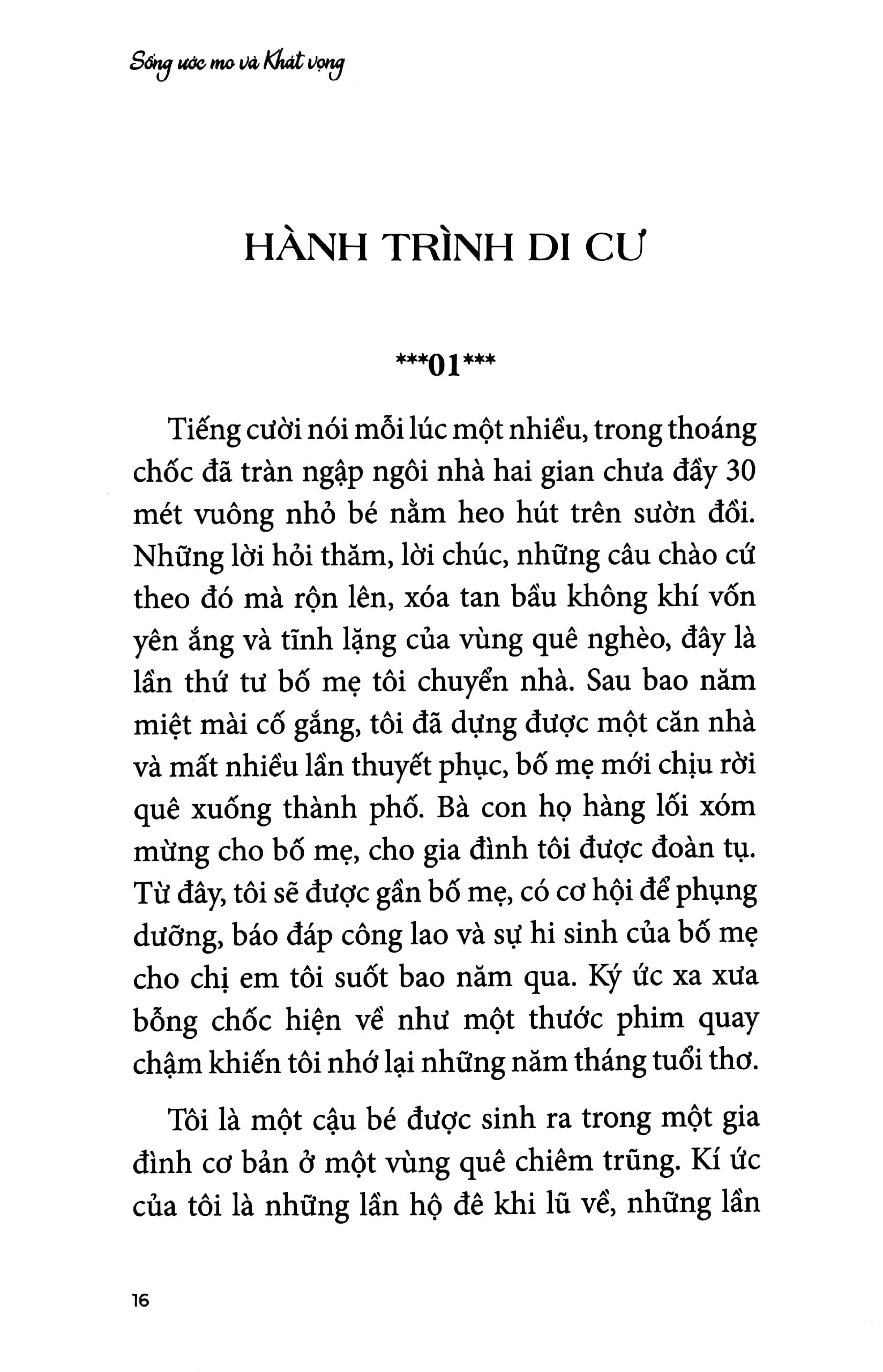 Sống Ước Mơ Và Khác Vọng