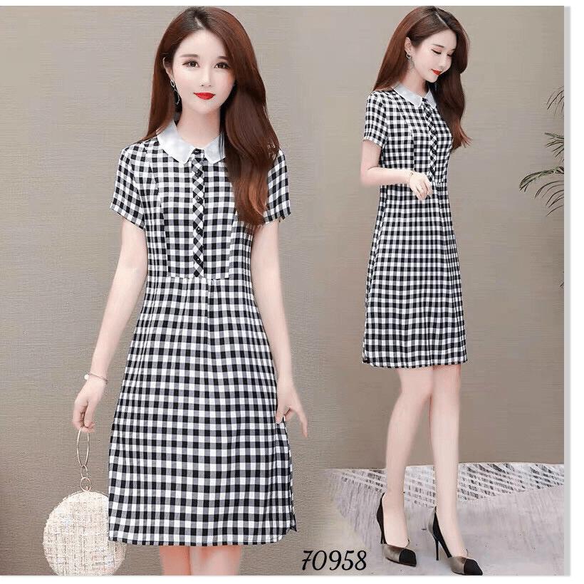 ĐẦM DỰ TIỆC CARO NỮ SIÊU XINH , SANG TRỌNG , QUÝ PHÁI CHO CÁC CHỊ EM LỰA CHỌN KME FASHION