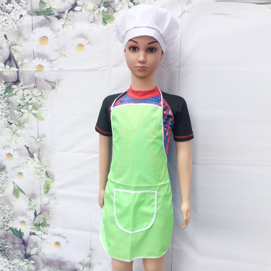 Bộ tạp dề + mũ nấu ăn dành cho bé