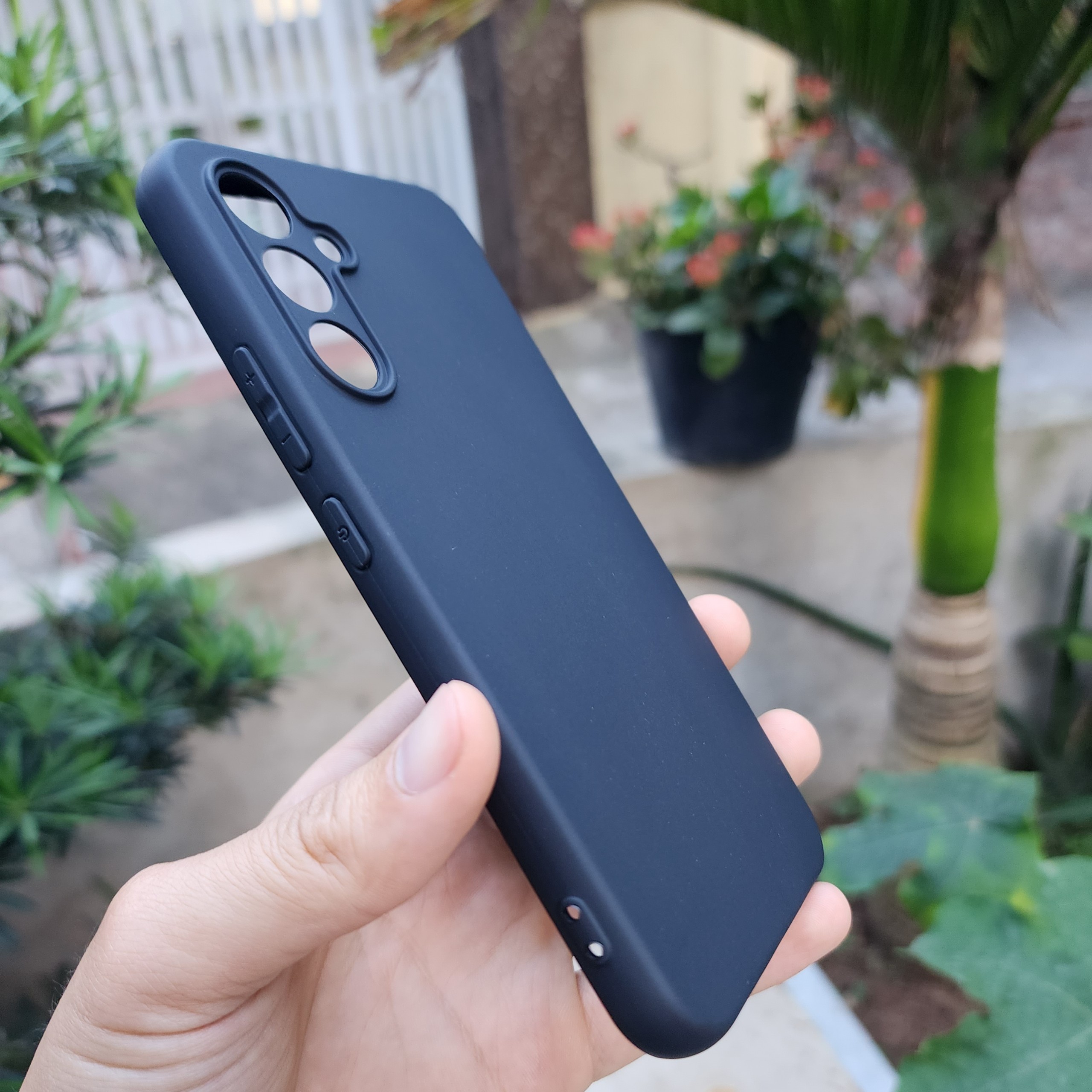 Ốp Lưng Dẻo cho Samsung Galaxy A54 5G - Đen Nhám Mịn, Chống Bám Vân Tay, Có Gờ Bảo Vệ Camera.