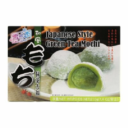 Bánh Mochi Nhân Trà Xanh Japanese Style Green Tea Mochi ( 210g )