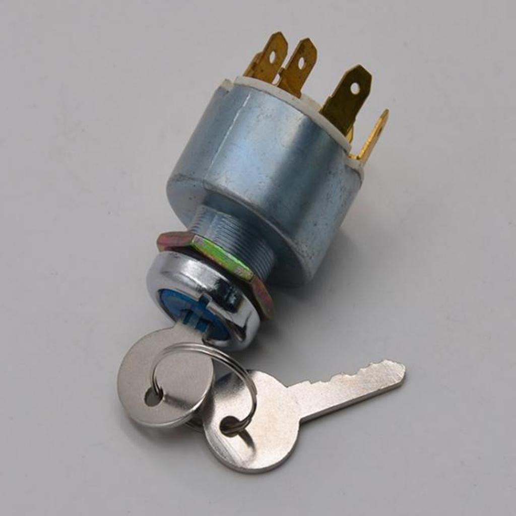 Universal Ignition Barrel Key Switch Waterproof Keys Car   12v