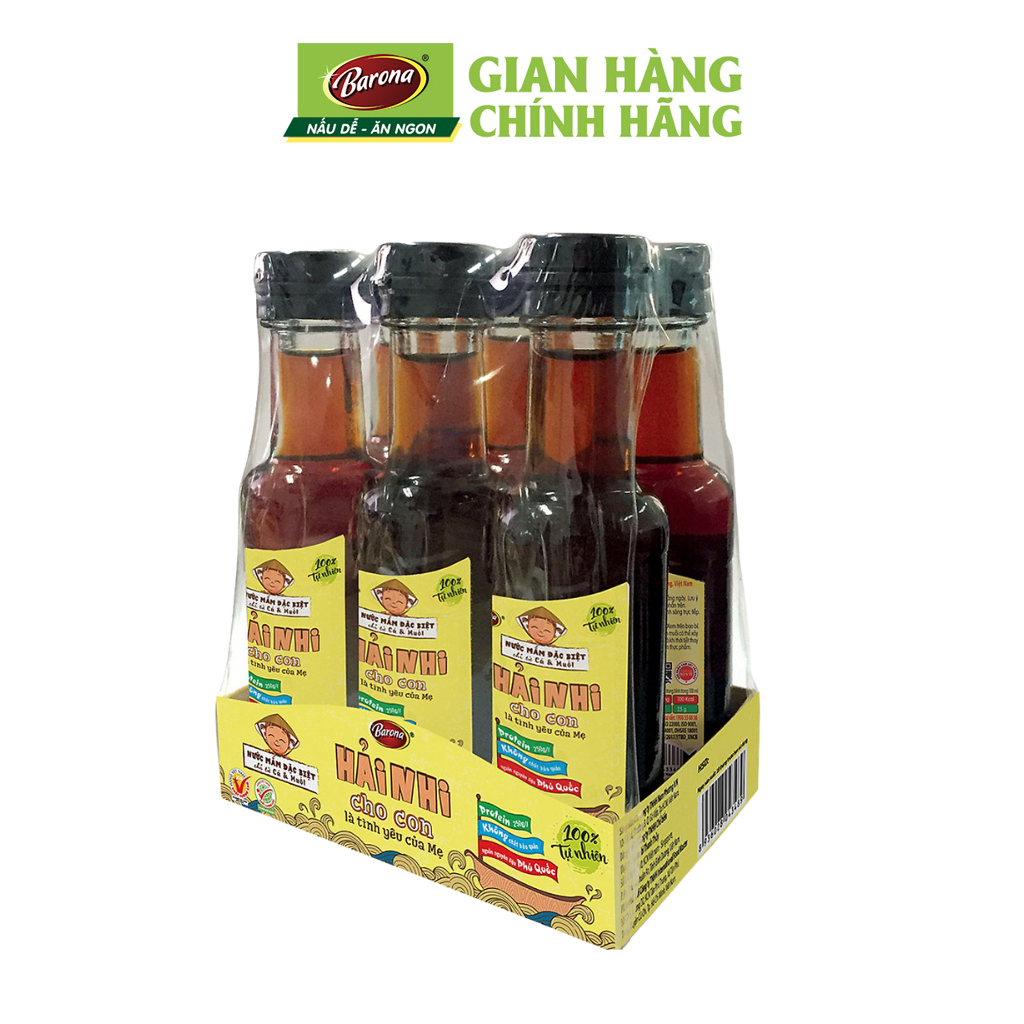 Combo 1 lốc Nước mắm đặc biệt Hải Nhi 50ml