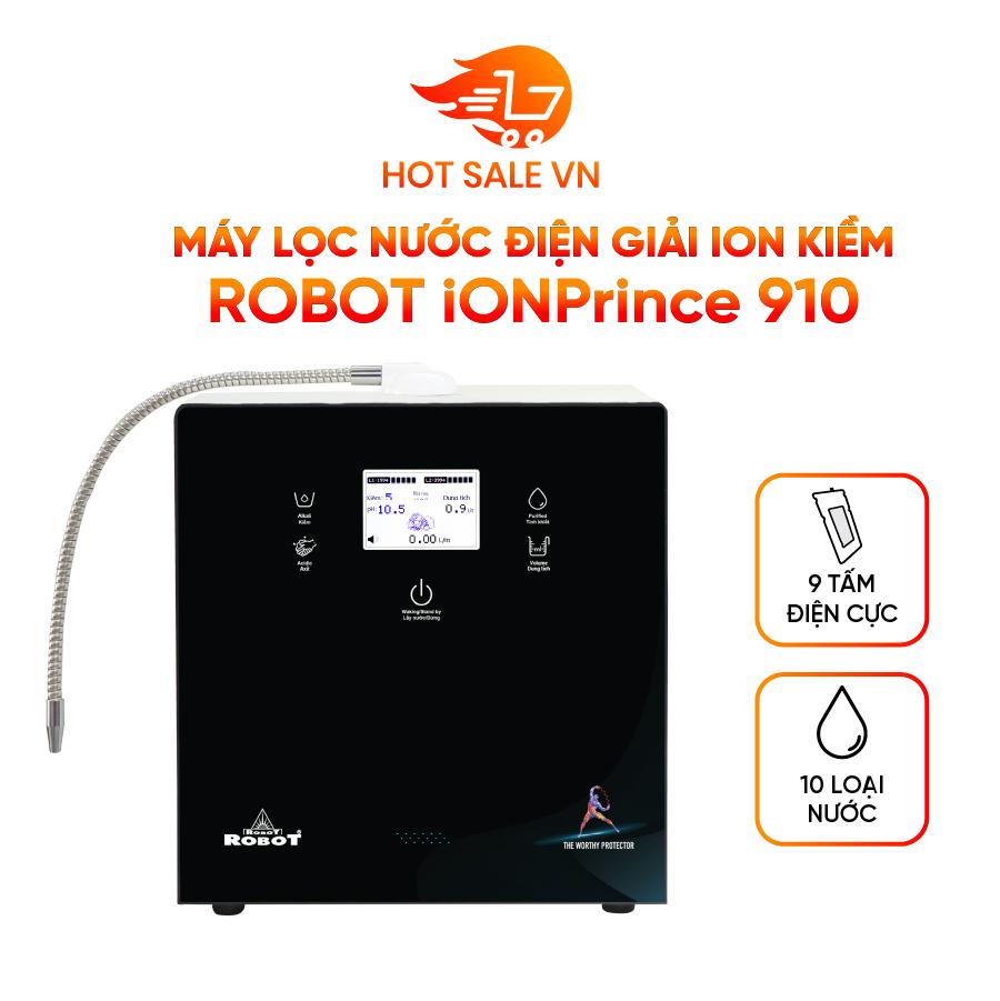 Máy Lọc Nước Điện Giải Ion Kiềm ROBOT IonPrince 910 - Hàng Chính Hãng