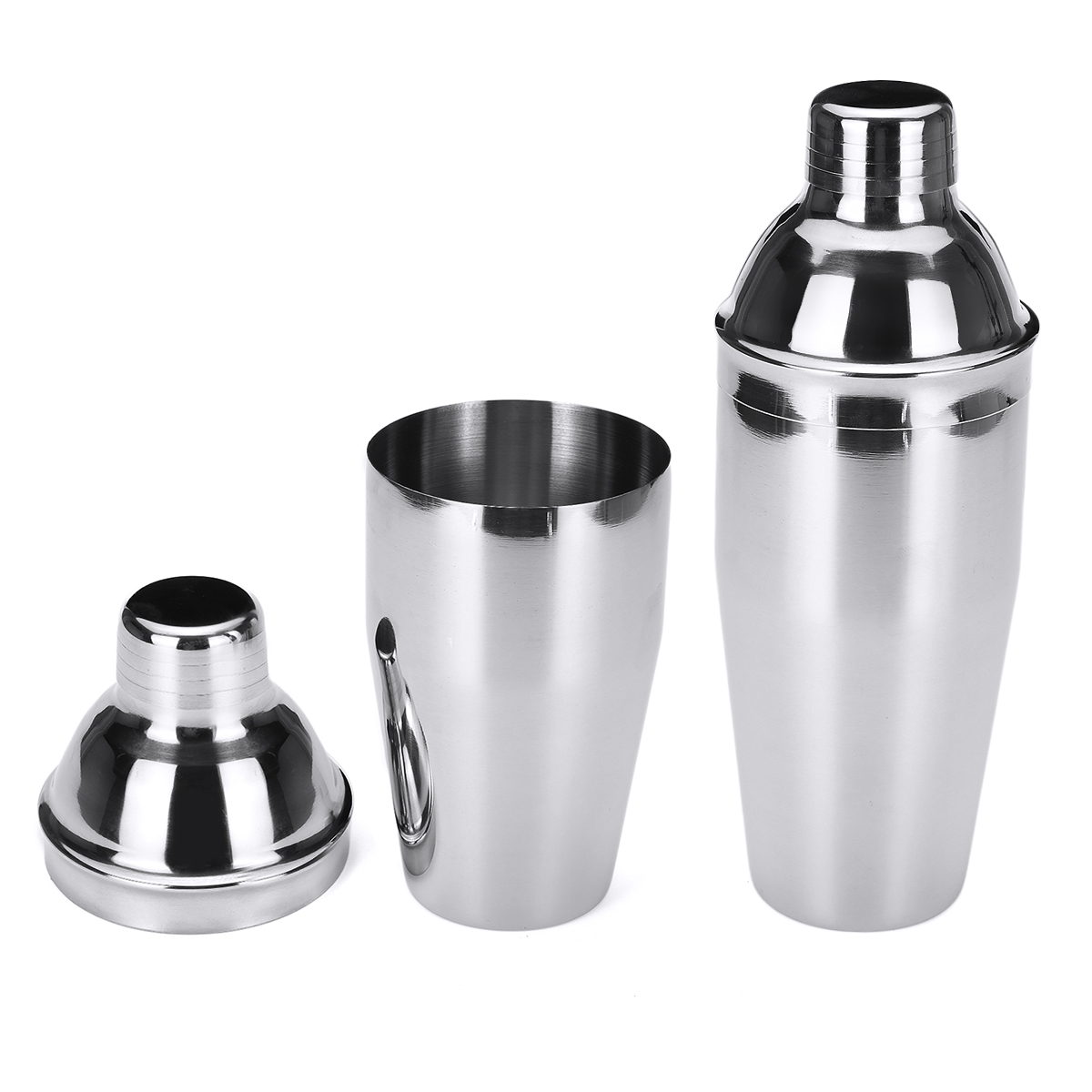 23 Pieces Stainless Steel Cocktail Shaker Maker Mixer Bar Tool Set Bartender Kit