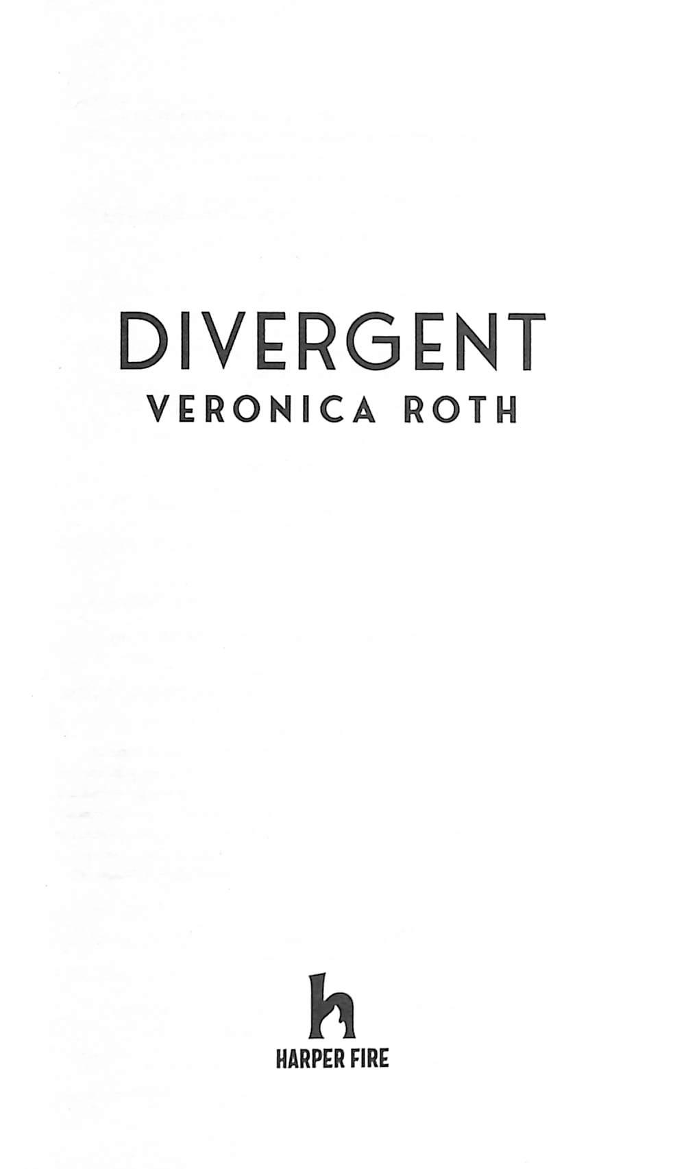 Sách ngoại văn: Divergent