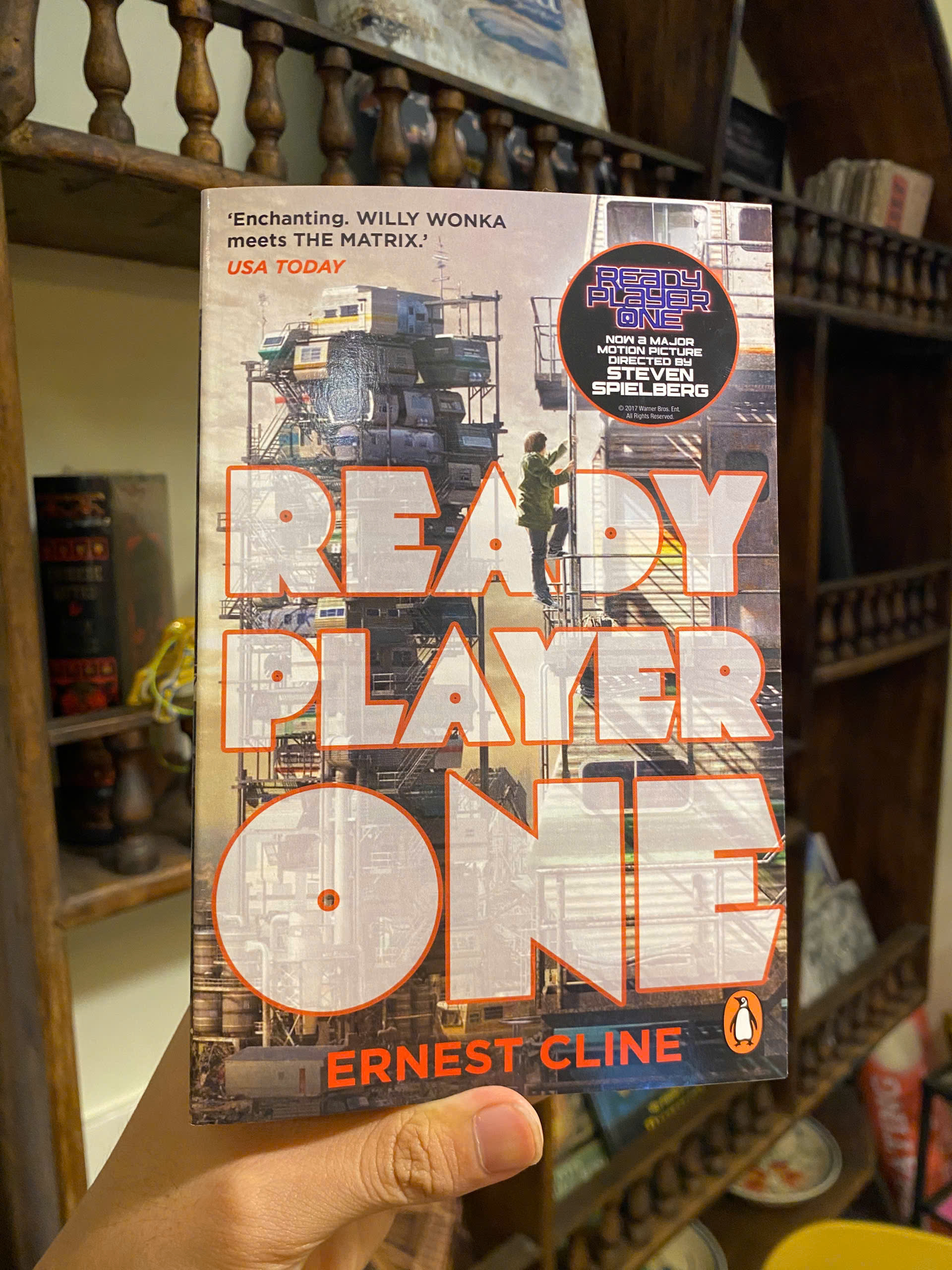 Sách - Ready Player One by Ernest Cline | Fantasy / Science Fiction in English / Ngoại văn Nhập khẩu