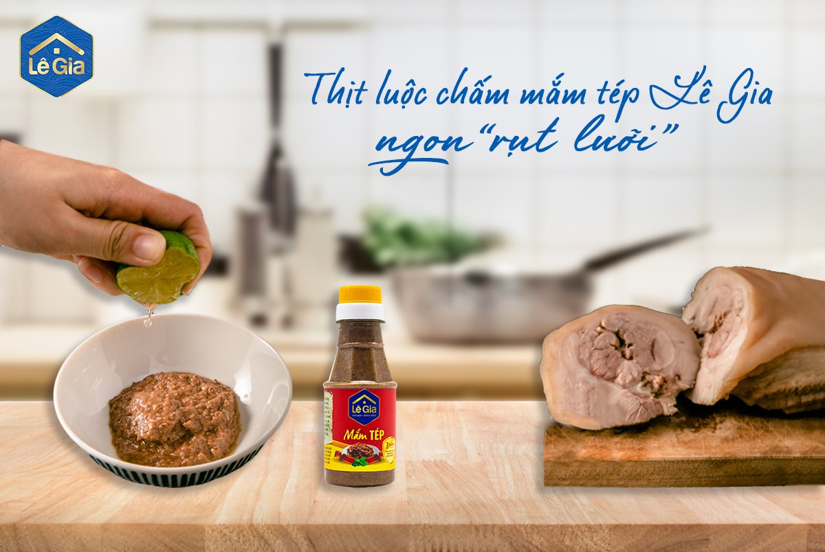 Mắm tép Lê Gia can 2l