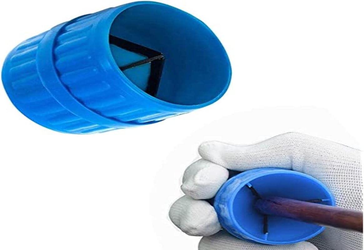 Mũi doa ống đa năng Dụng cụ mài bavia ống bên trong và ngoài Dụng cụ mài bavia ống nhiều lớp có lưỡi thép, màu xanh lam